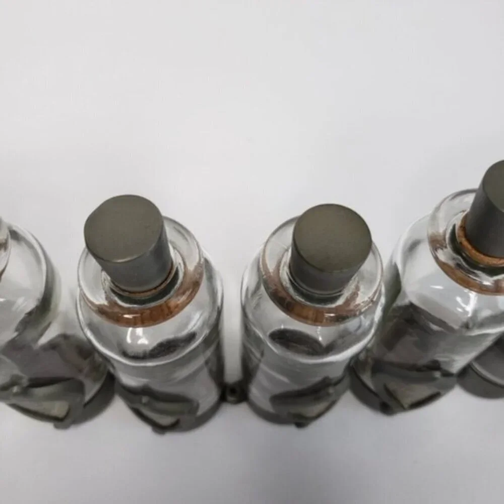 Unique Jars Spice Witchy Goth Silver Tone 6 Jars Kitchen Spells - Picture 8 of 16